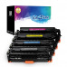 HP 305X (CE410X CE411X CE412X CE413X) High Yield Remanufactured Toner  4 Color Set