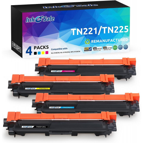 Brother TN221 TN225 Toner Series All Colors